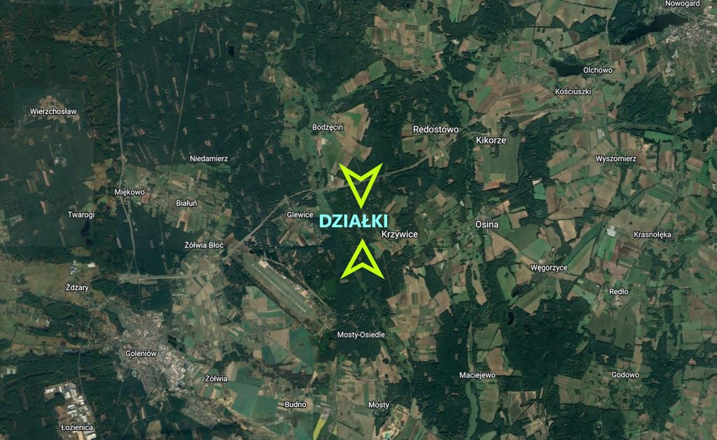 Działka Sprzedaż Krzywice