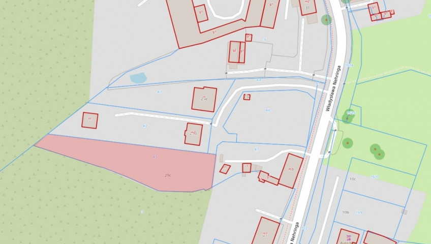Działka Sprzedaż Szczecin Żelechowa Władysława Nehringa