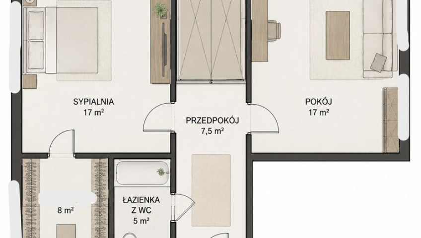 Mieszkanie Sprzedaż Szczecin Gumieńce gen. Stanisława Maczka